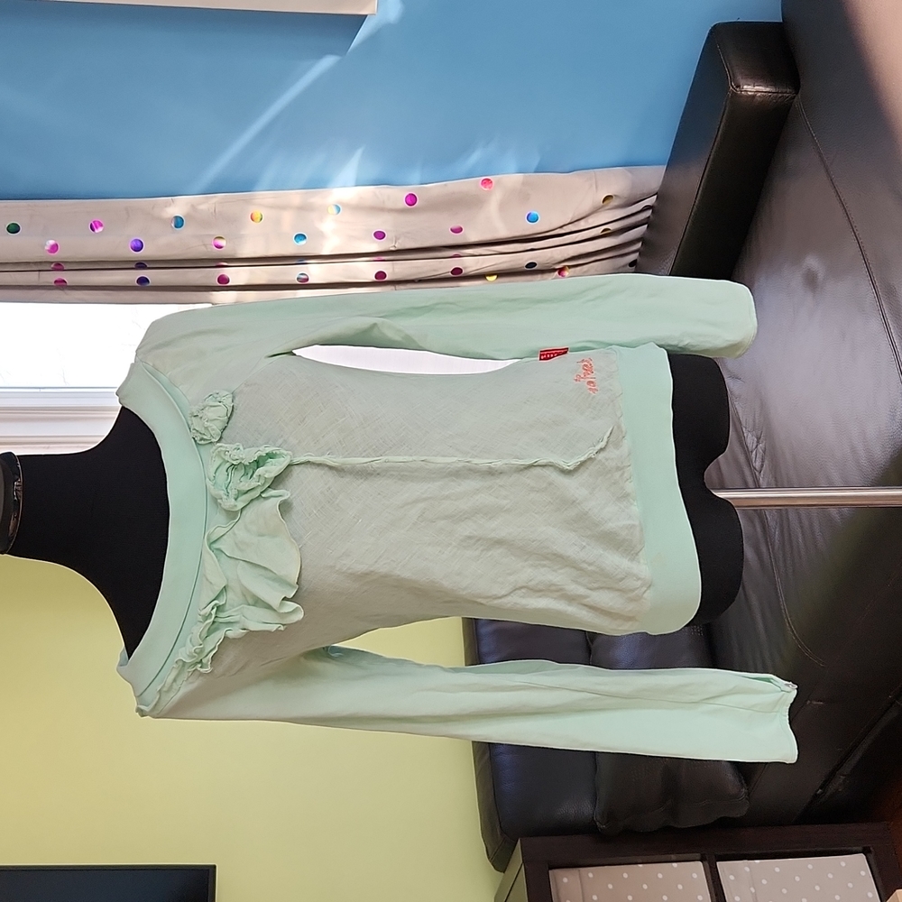 Funky teal 10 feet top